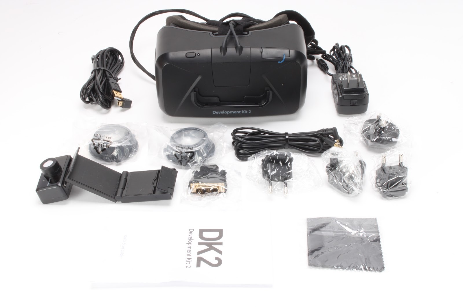Oculus VR Rift DK2 (Development Kit 2) With Accessories