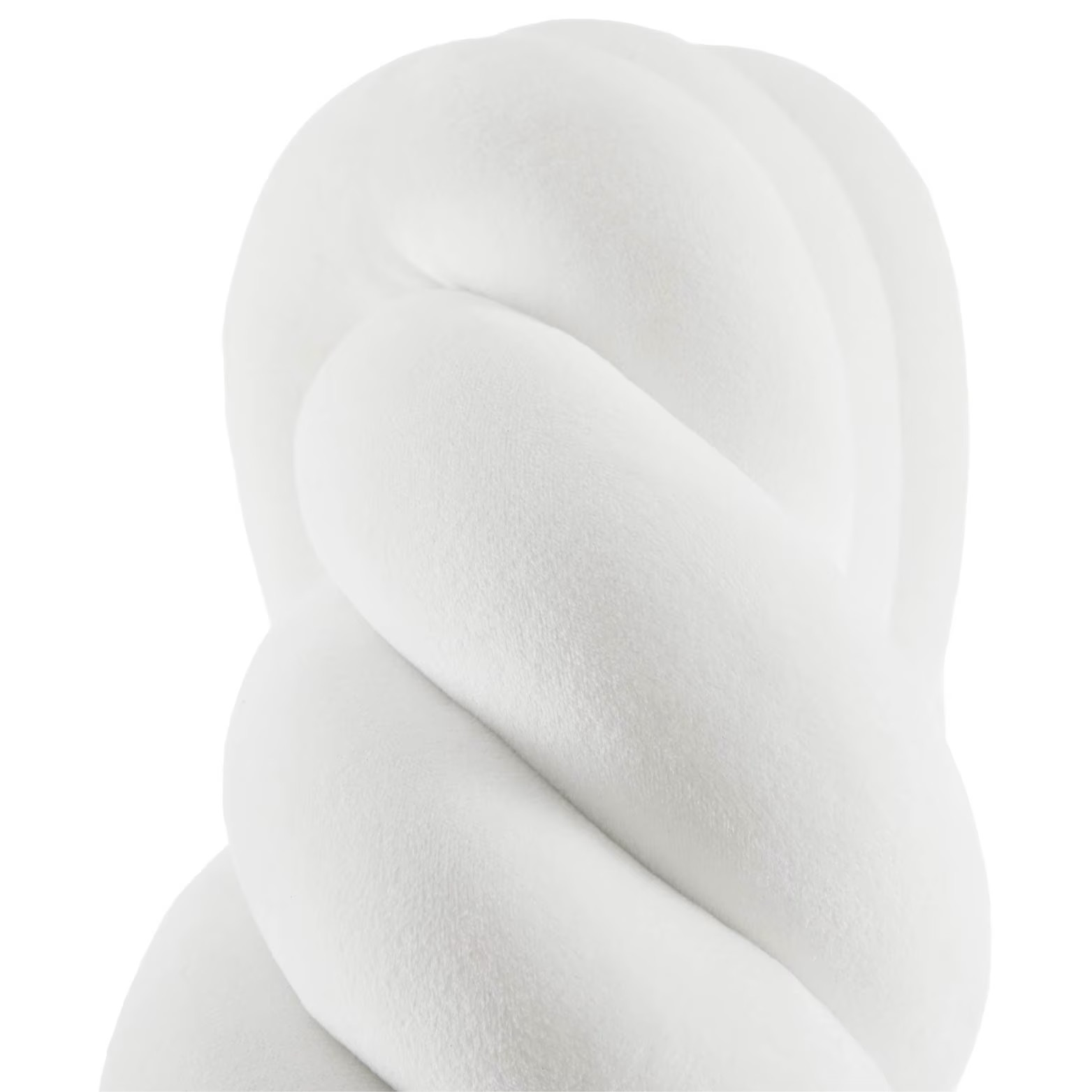 Home Decor Collection Stylehouse White Mila Knot Decorative Pillow 14" x 14"