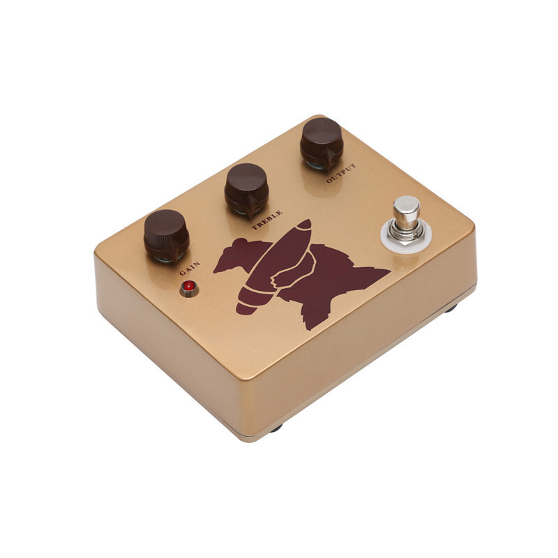 Upgrade Overdrive Gold Horse Amazing Boost Guitar Effect Pedal Gain Treble