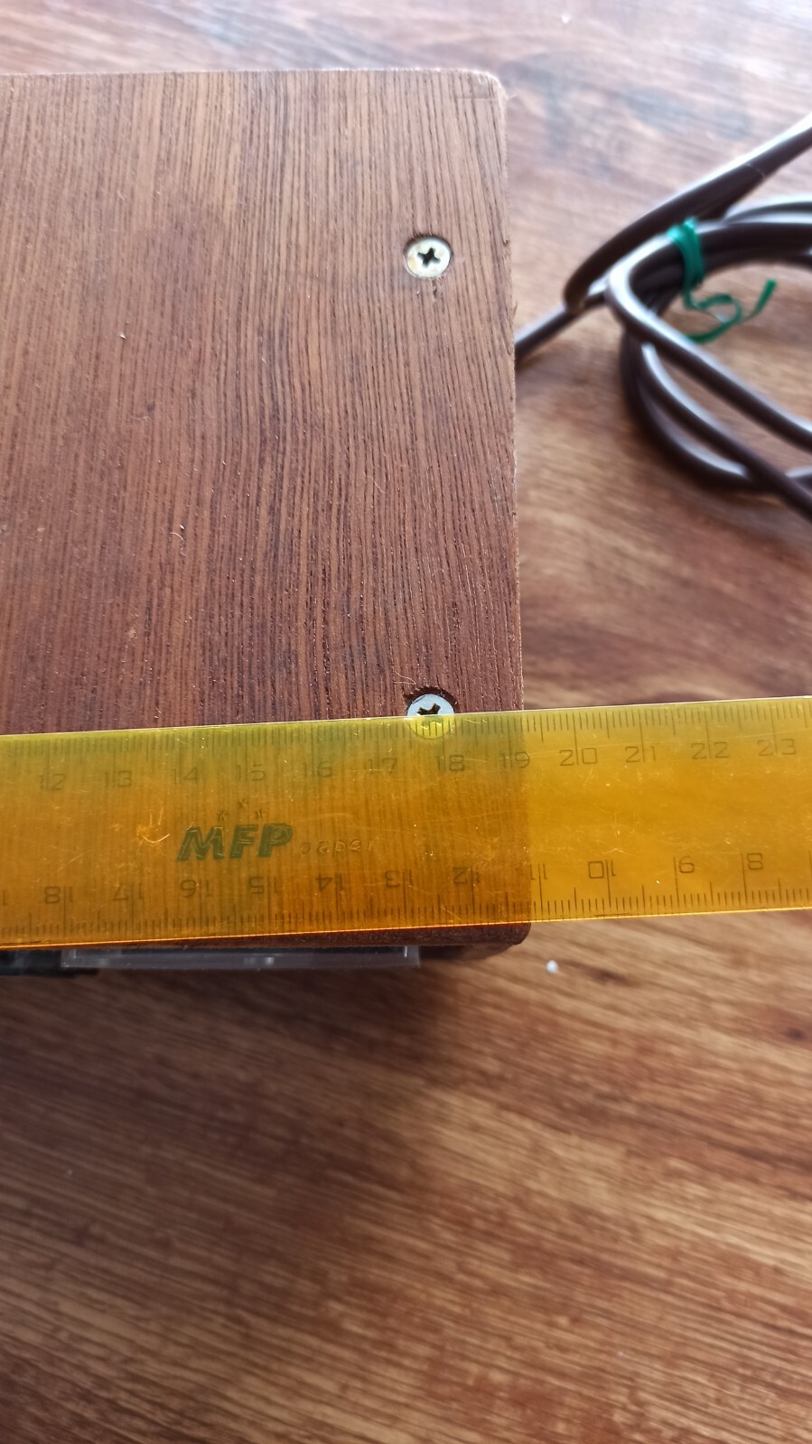Vintage homemade voltmeter-ammeter. Works