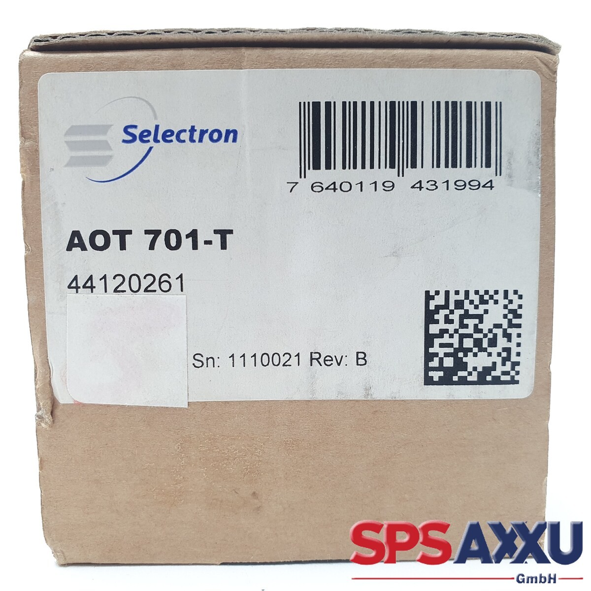 SELECTRON ANALOG OUTPUT MODULE - AOT 701-T