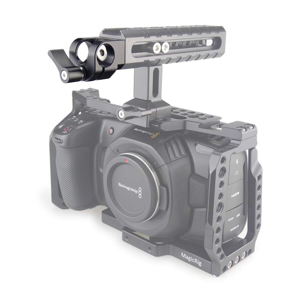 MAGICRIG Single Hole 15mm Rod Clamp for ARRI-Type Locating Hole