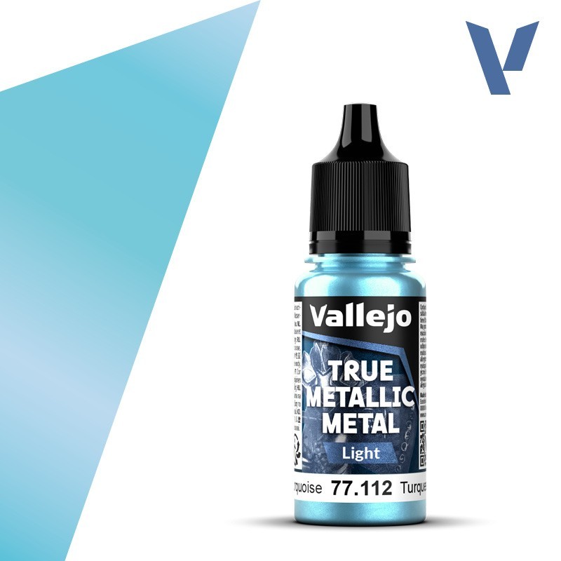 Vallejo True Metallic 77.112 Hydra Turquoise (Light) 18ml