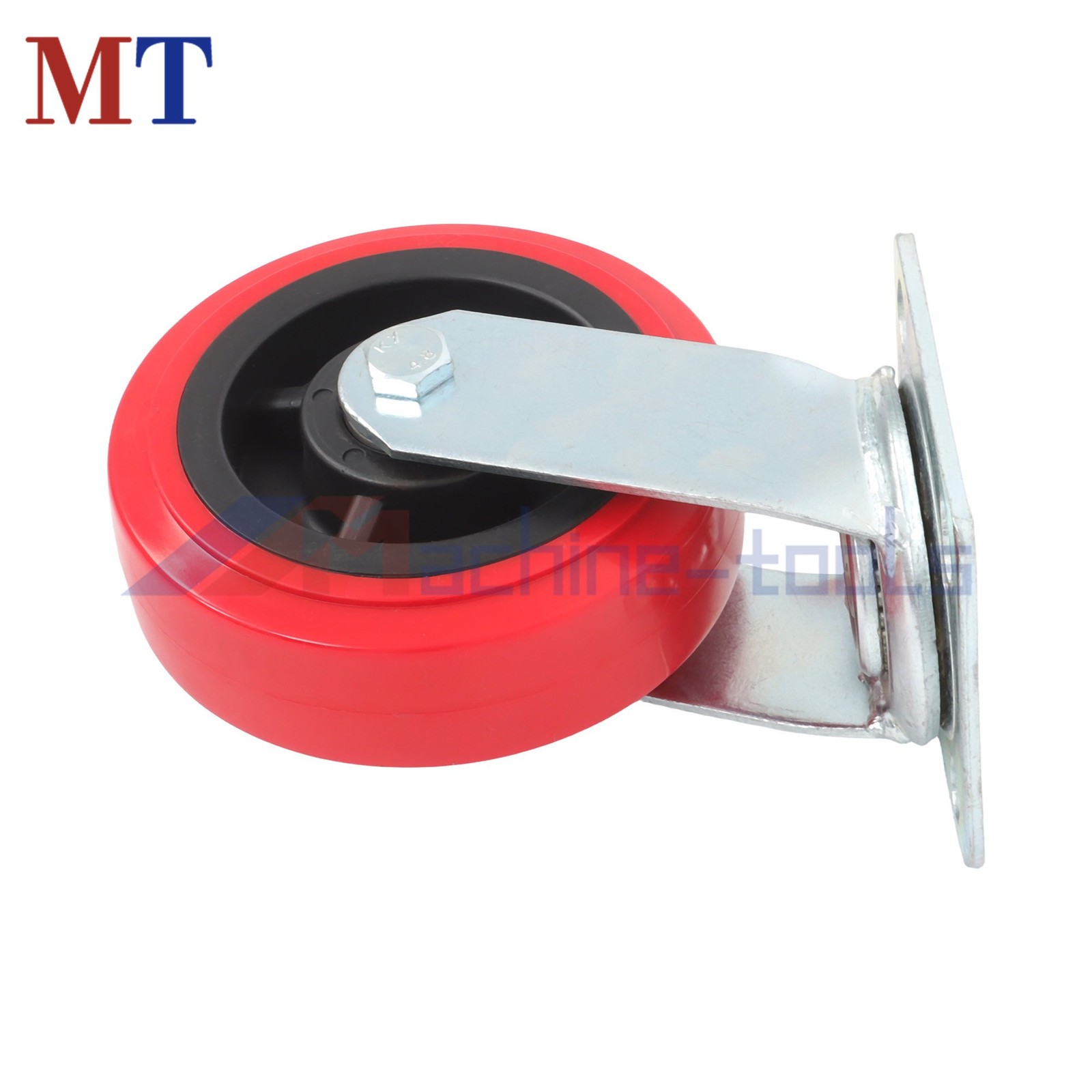4 Pack 4000Lbs Load Capacity Polyurethane Heavy Duty 6 Inch Swivel Caster Wheels