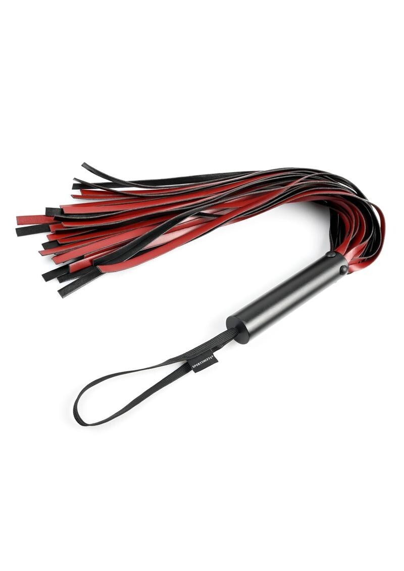 SPORTSHEETS Saffron Flogger - Red/black
