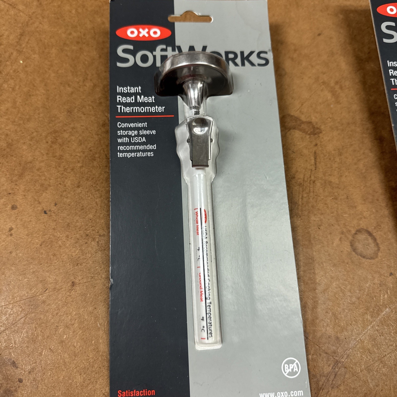 OXO Soft Works Good Grips Instant Read Meat Thermometer New in Sealed Package