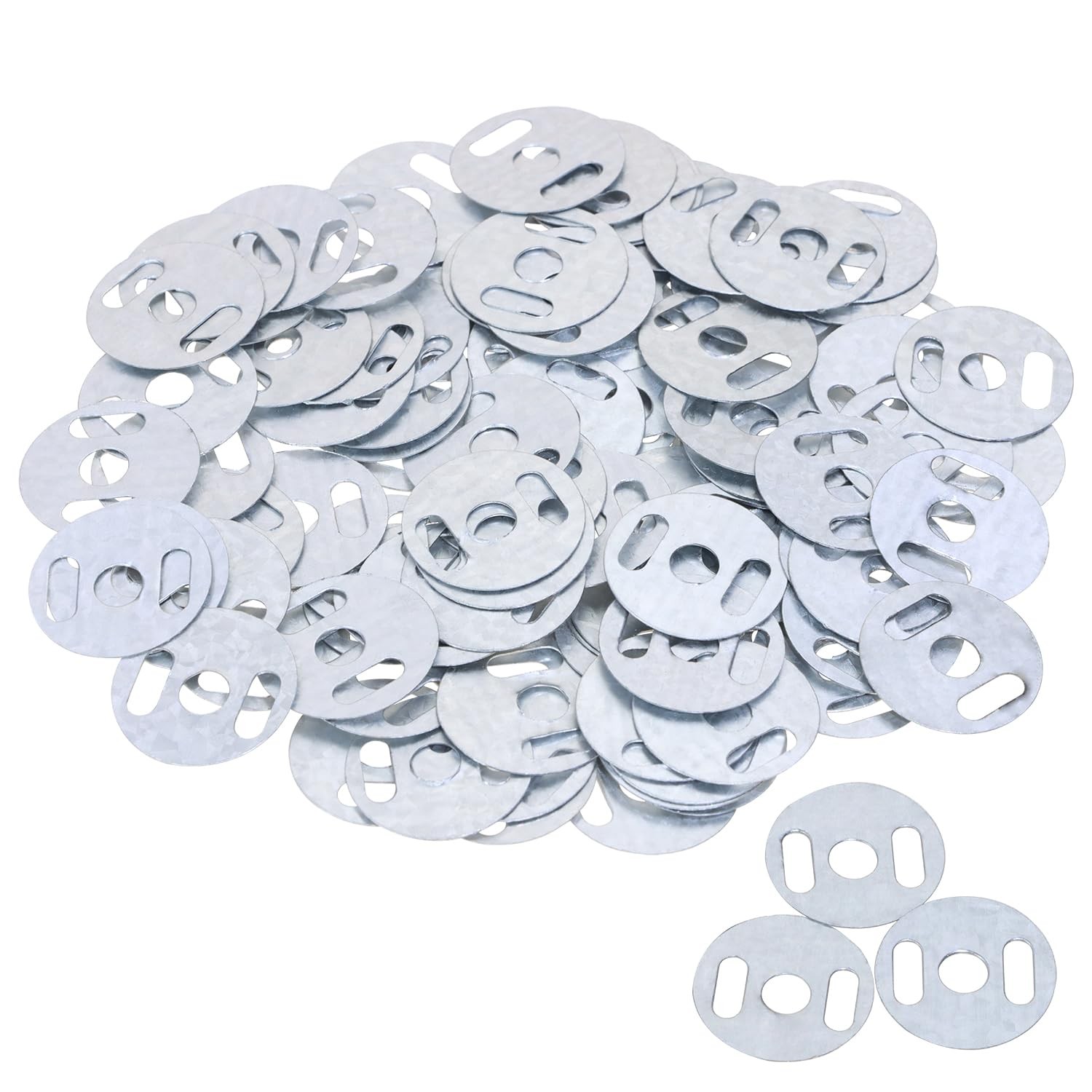 Metal Washers Bulk 100 Pack 18mm For Handbag Purse Bag Feet Craft Sewing