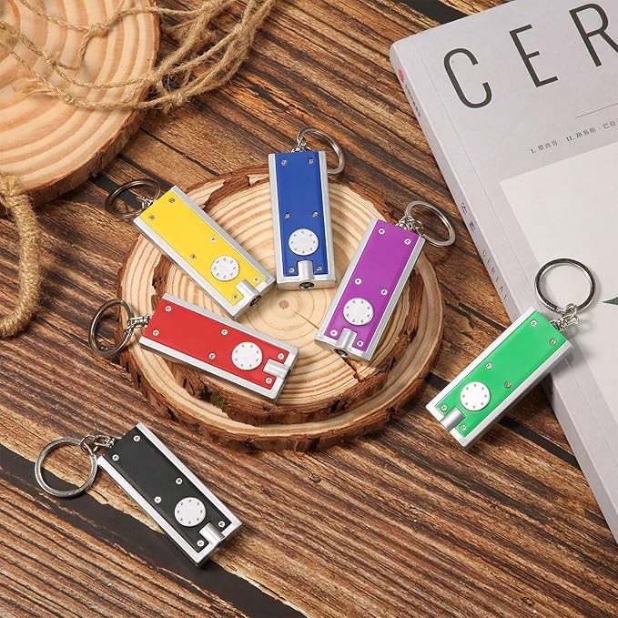 500PCS Mini Keychain Flashlight LED Light Bulk Small Flashlight for Outdoor