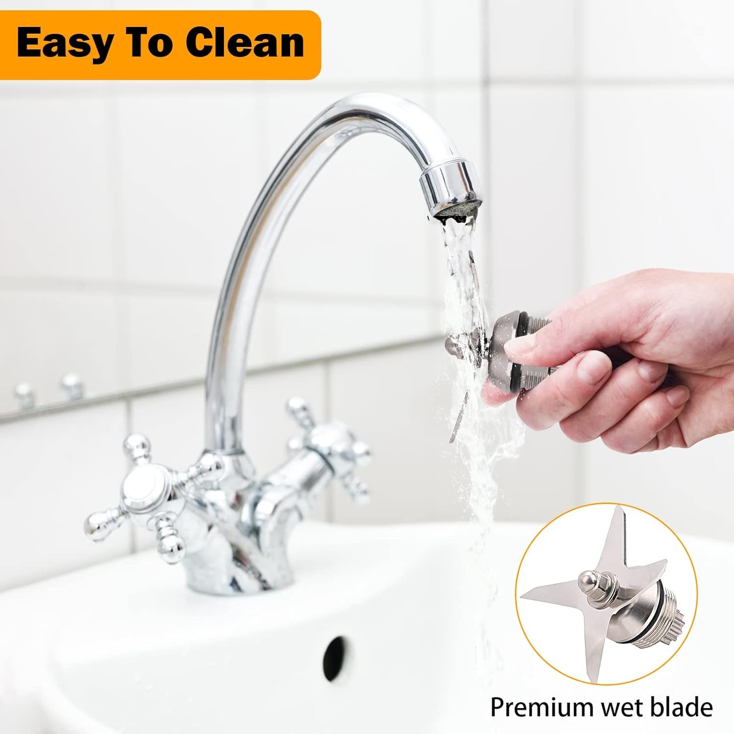 Replacement Blade Assembly - Stainless Steel Wet Blade Compatible