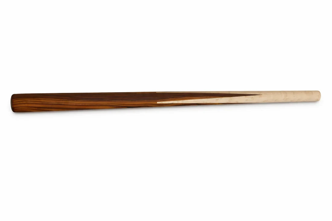 Cocobolo & Birdseye Maple 4-Prong Full Spliced Butt Blank