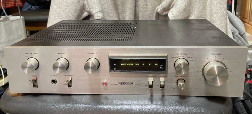 Pioneer SA-7700 STEREO INTEGRATED AMPLIFIER 45W+45W AC100V 50/60Hz 110W