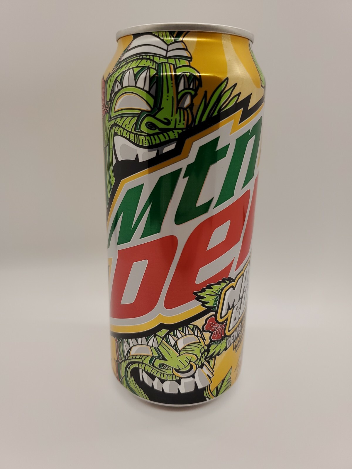 2021 FULL Mountain Dew Can Mtn Can Maui Burst 16oz Can PINEAPPLE Discontinued