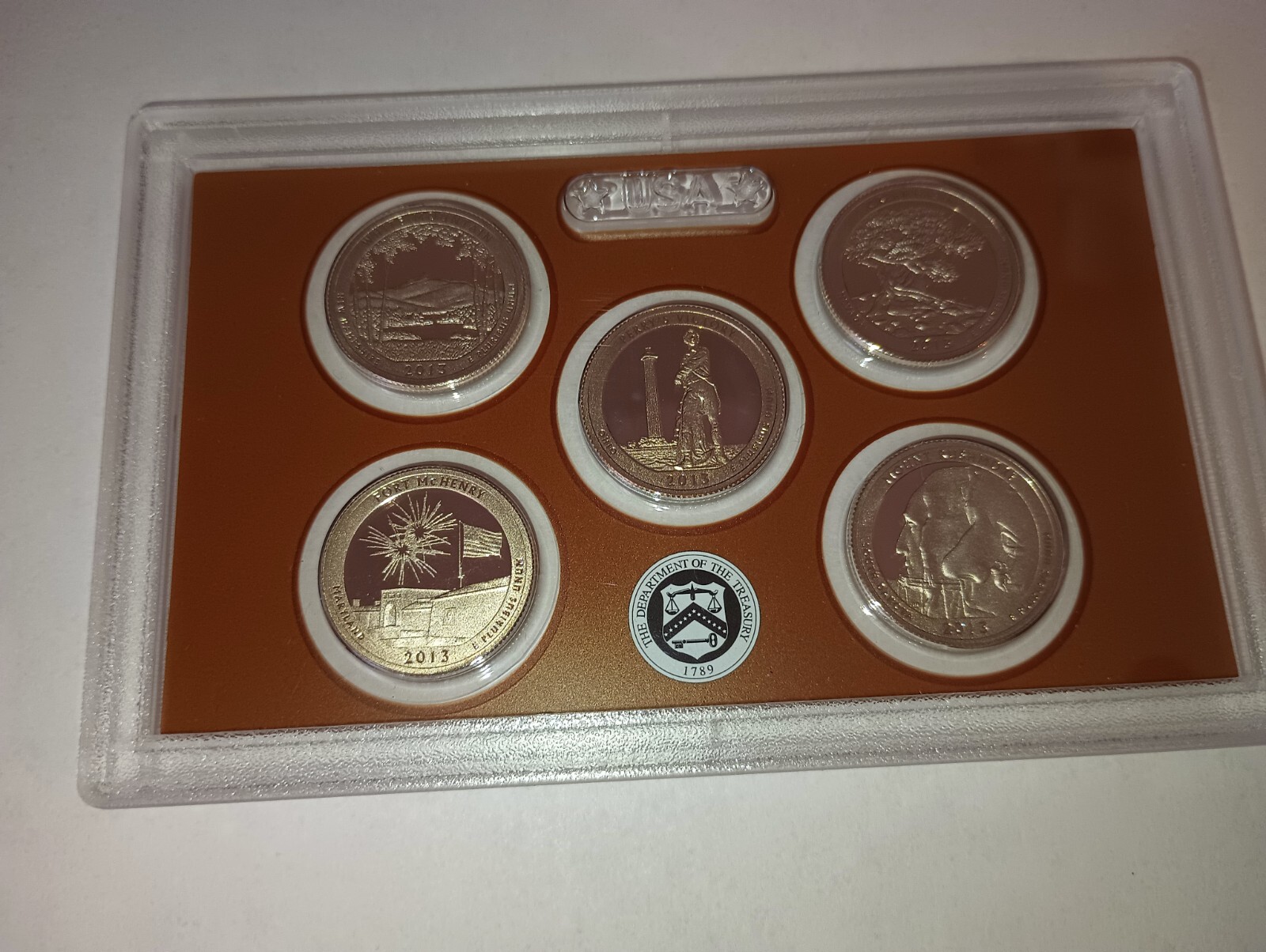 2013 US MINT PROOF QUARTER SET !