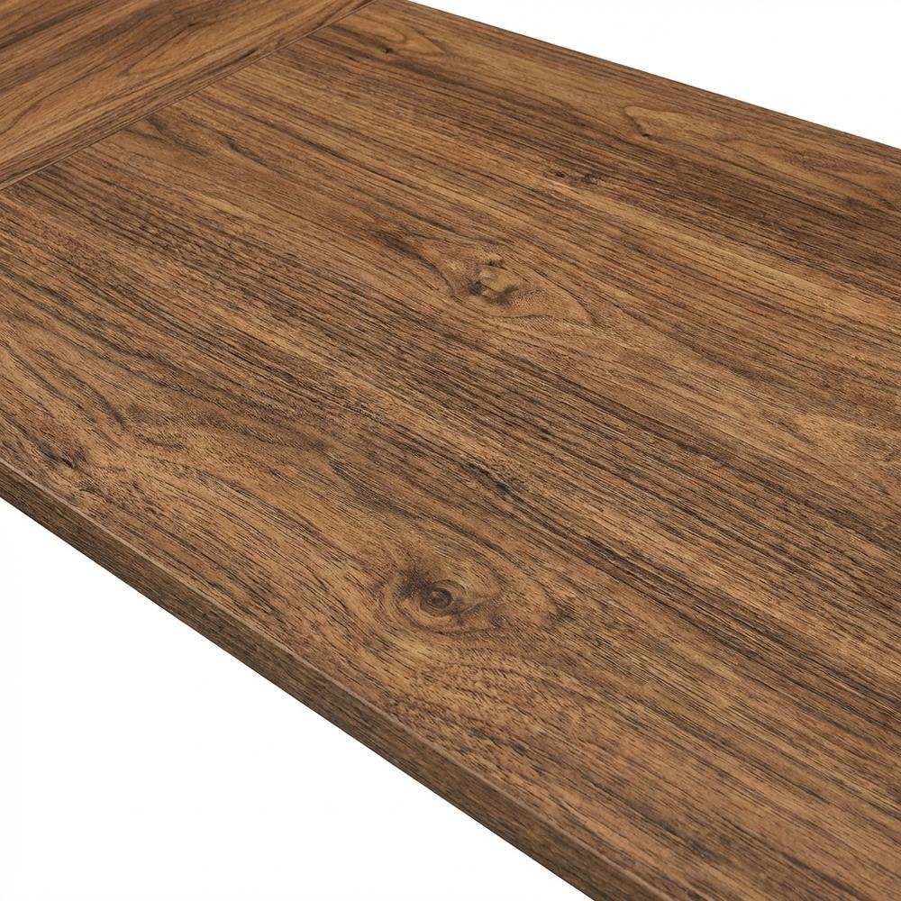 L-Shaped Wood Office Desk with Spacious Work Surface and Sturdy Legs