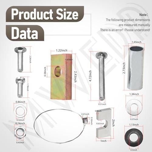 Universal 5th Wheel Hardware Kit | 58058 Installation Hardware for
