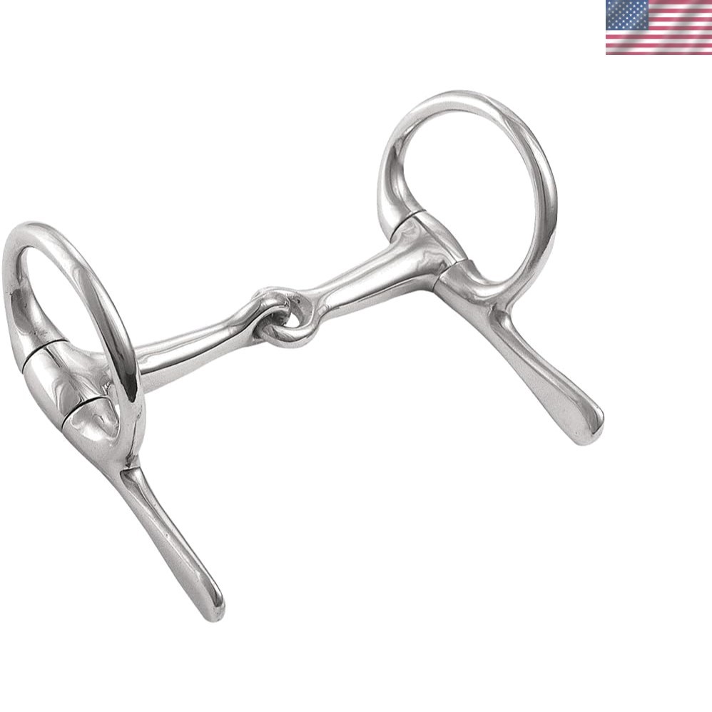 Weaver Leather Miniature Bit - Nickel-Plated Malleable Iron, 3-1/2" Snaffle