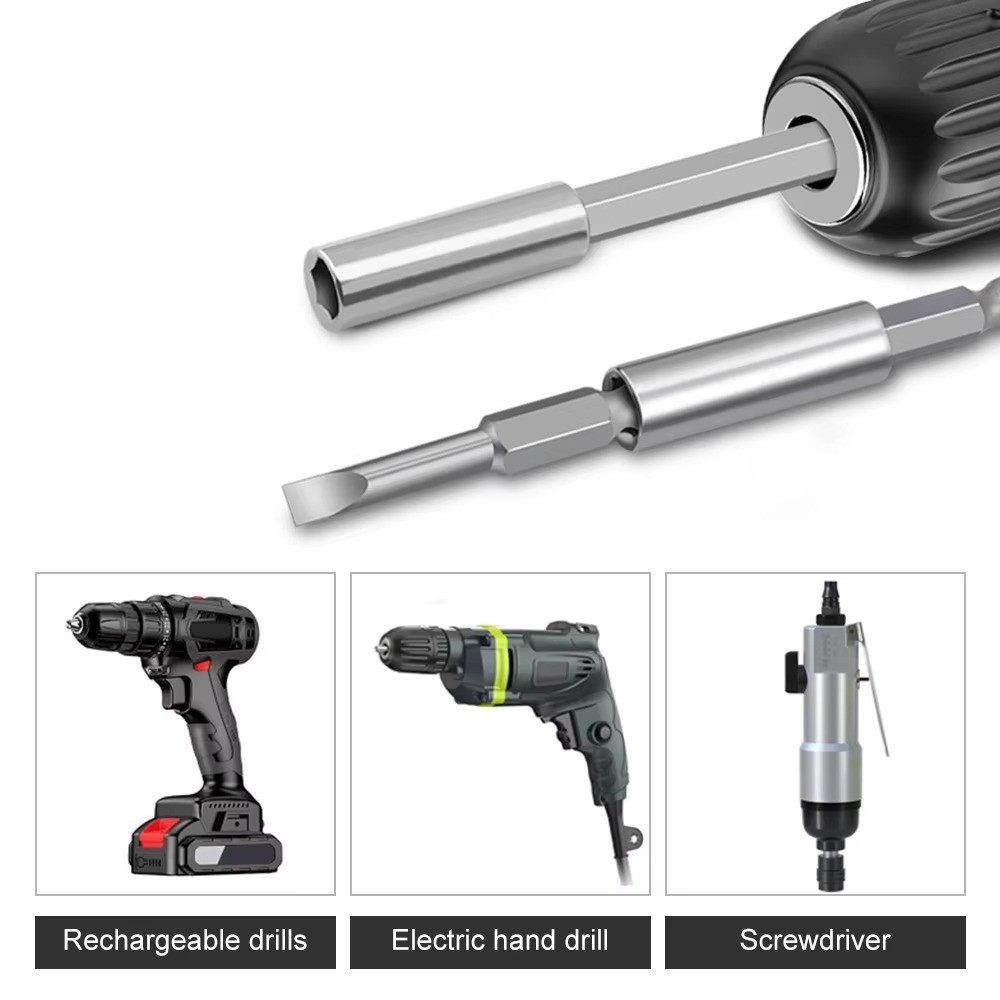 1/4 Hex Magnetic Bit Holder Driver Flexi Screwdriver Drill Extension Long Short
