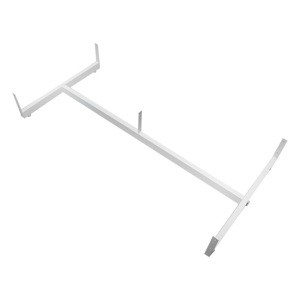 WHITE 50" x 25" Gondola Base Floor Display Gridwall Panels Stand Retail Fixture