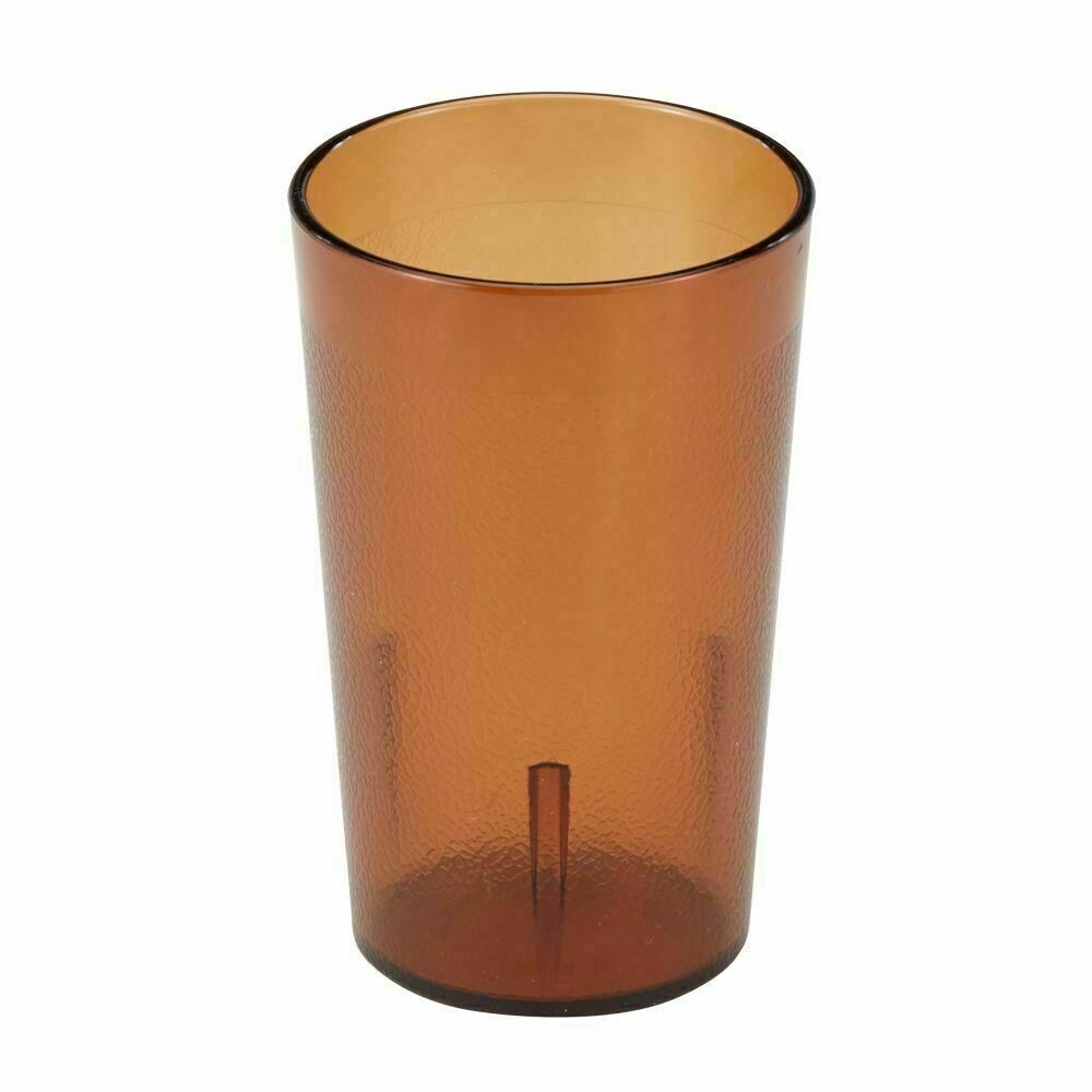 Cambro 950P153 Colorware Amber 9.8 Oz. Plastic Tumbler-LOT OF 72