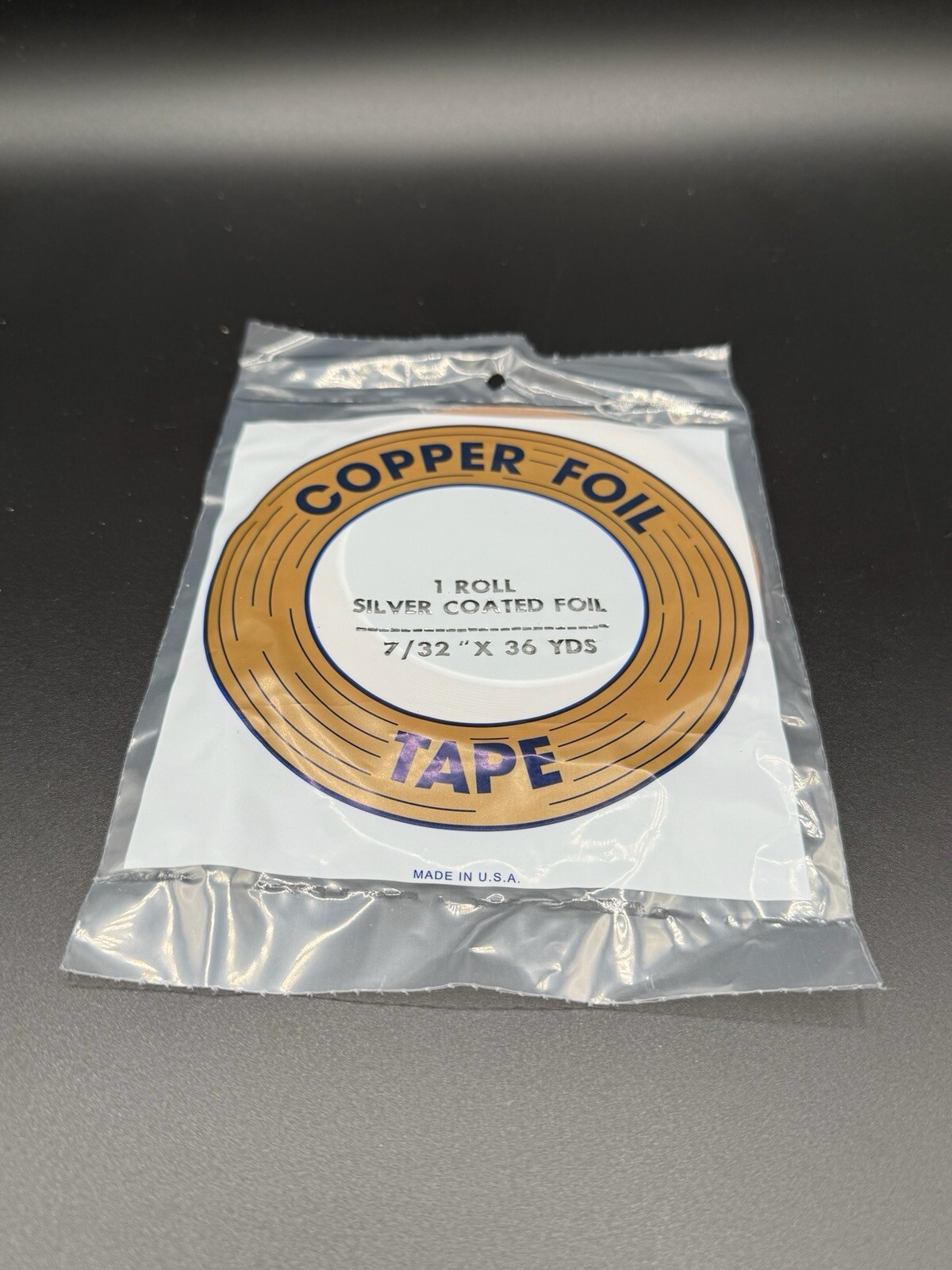 7/32" EDCO Silver Back Foil Tape 1.0 mil