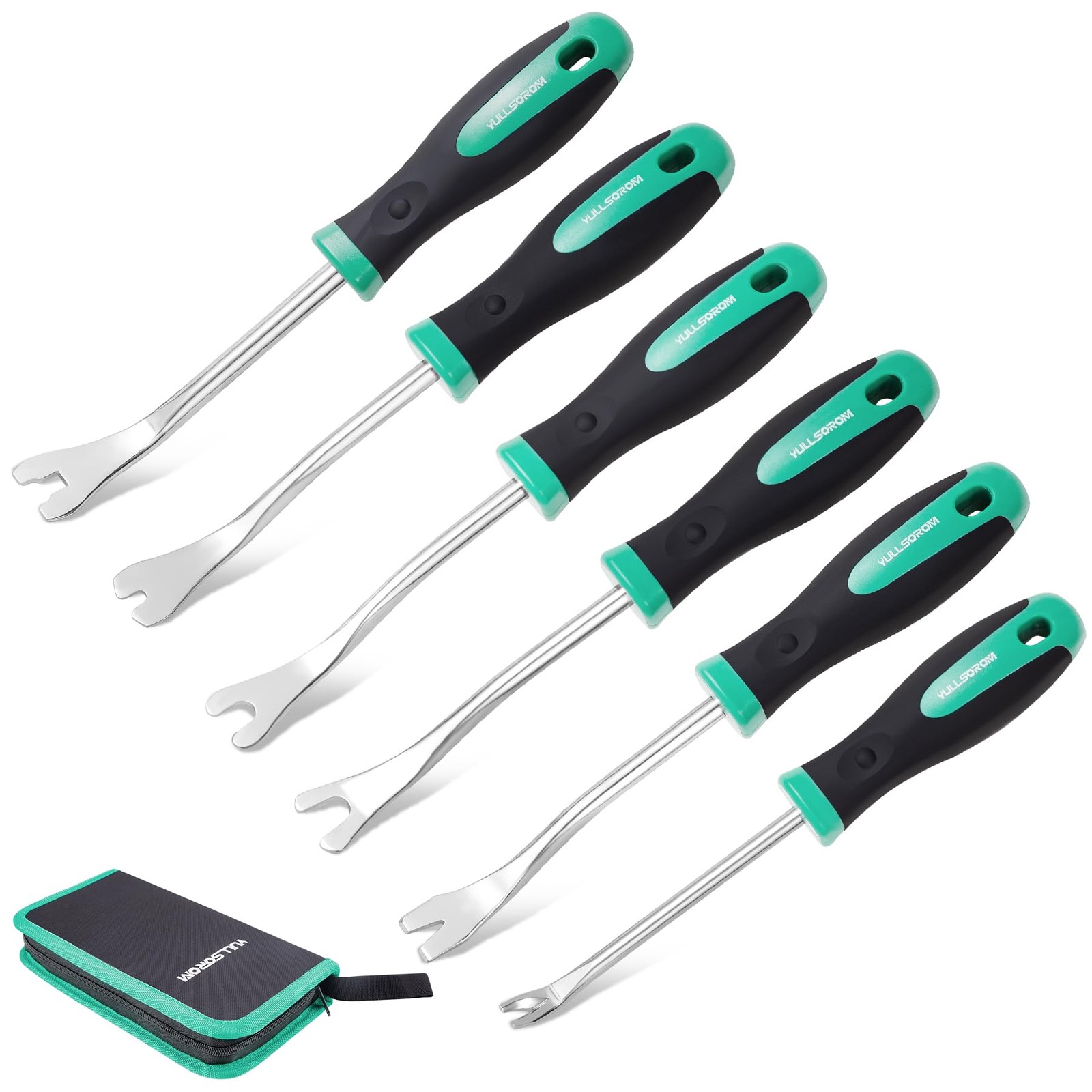YullSorom 6 Piece Auto Trim Panel 6 Removal Tool Set