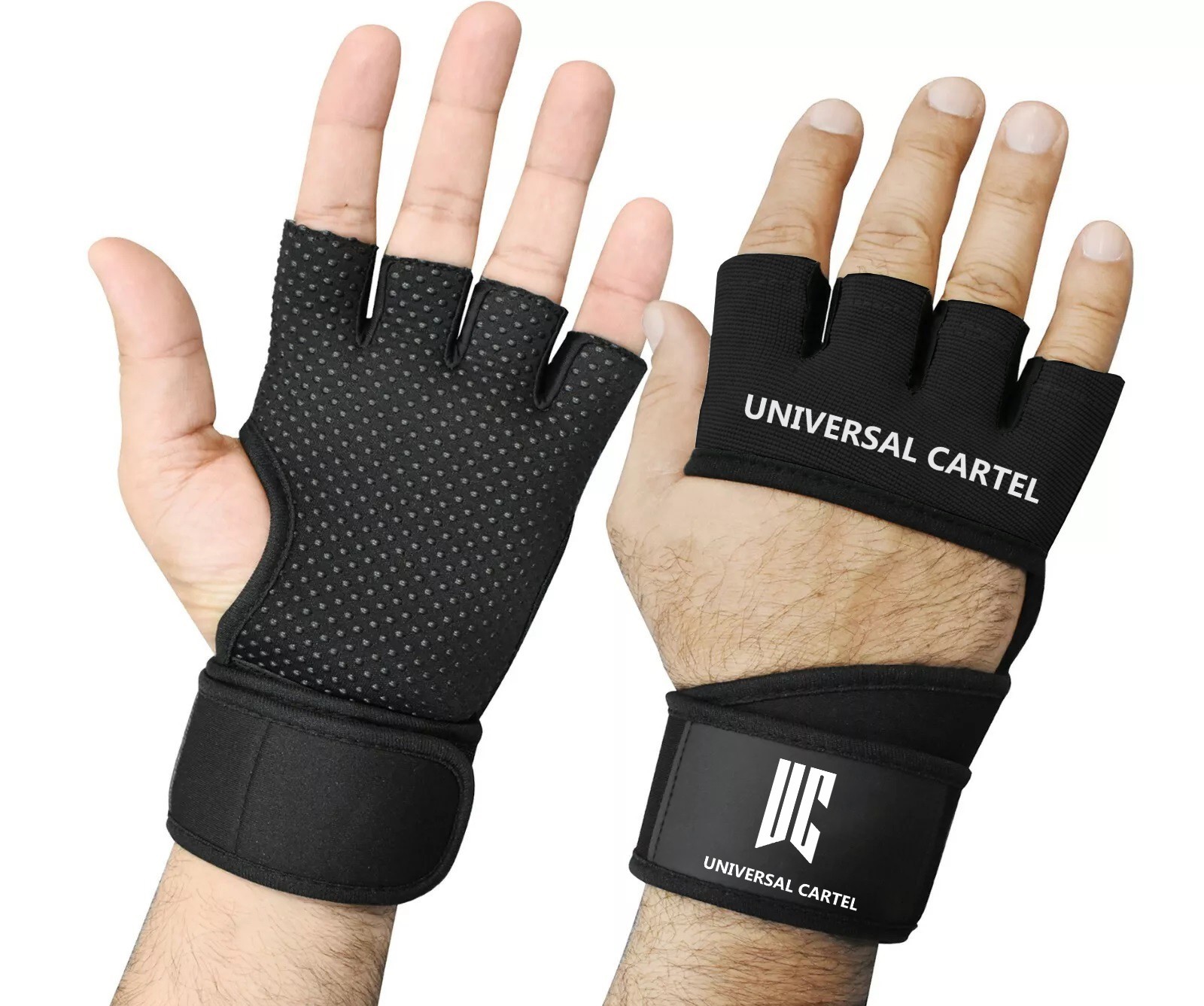 Gym Gloves Weightlifting Workout Grip Fitness CrossFit Breathable Comfort Fit UC