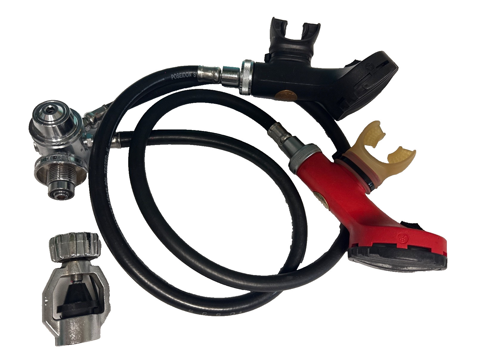 Poseidon Jetstream Regulator DIN, Reconditioned & DIN-Yoke Adapter 0177