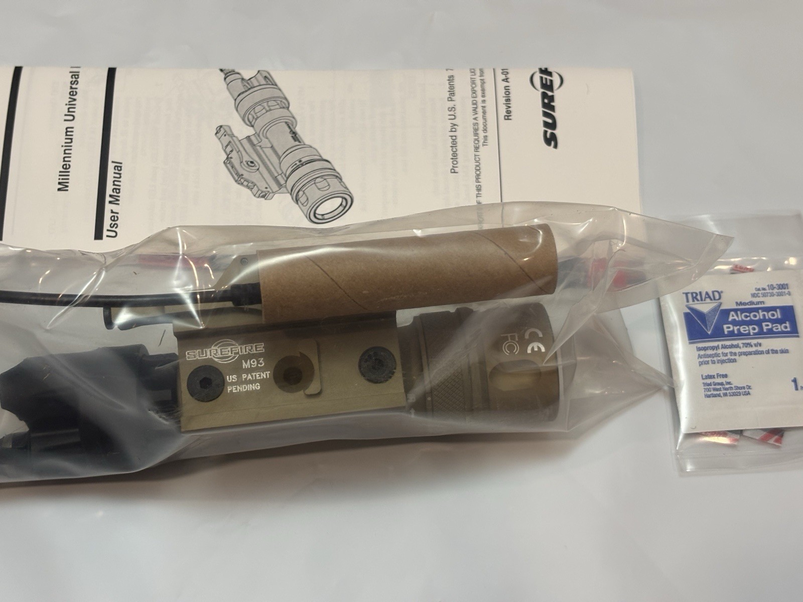 Surefire M952V TN Weapon Flashlight Grade A M93 Mount KM3 White IR Head LAST TWO