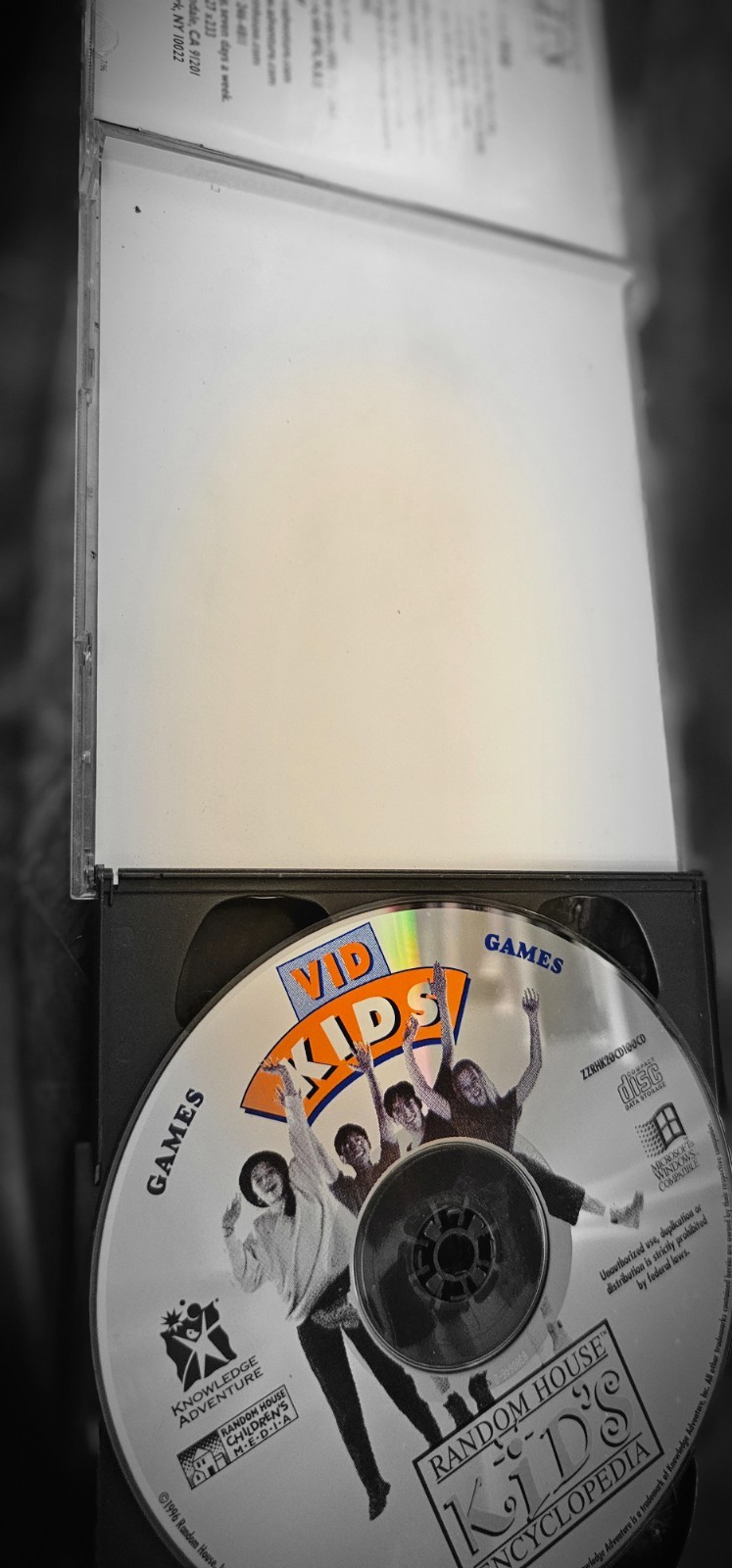 The Random House Kid's Encyclopedia CD-ROM 1994 PC Vintage