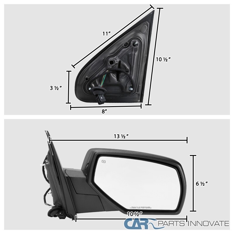 Right Side Mirror Fits 2014-2018 Chevy Silverado Sierra Power Heated+Puddle View