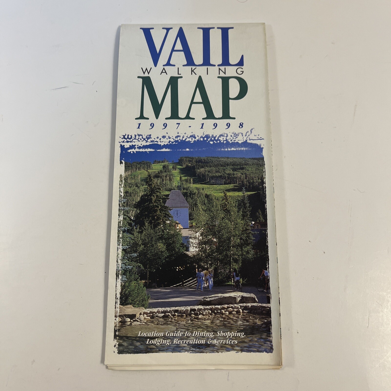 Vail Walking Map 1997-1998 - Vail Colorado