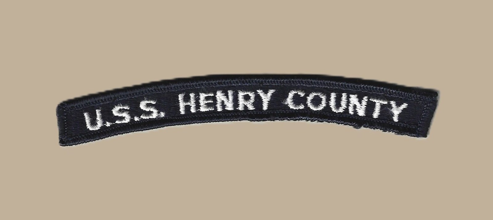 US Navy LST-824 USS Henry County Tank Landing Ship UIM Shoulder Rocker Tab (01)