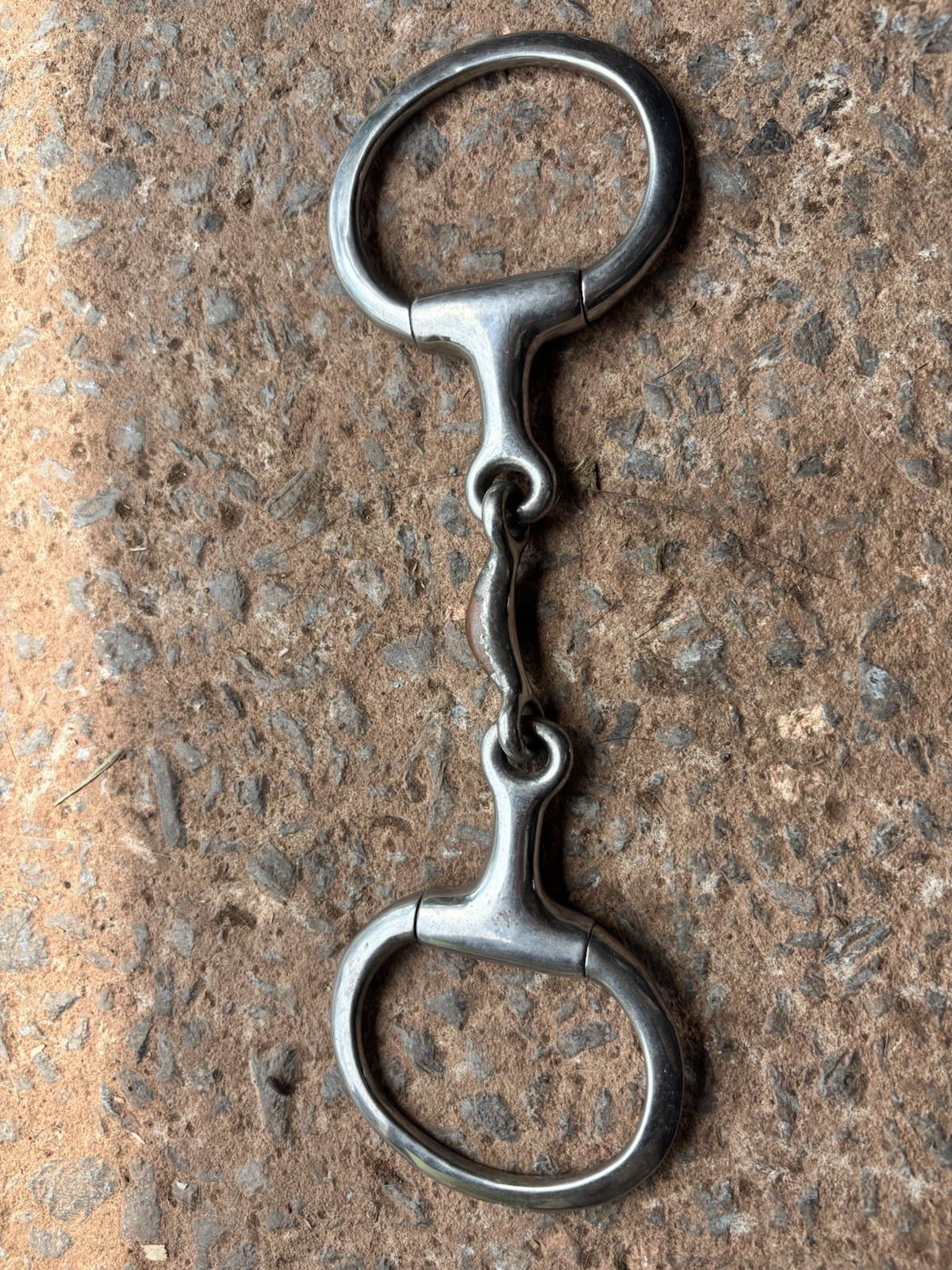 5” Centaur Stainless Steel Copper Quarter Moon Eggbutt Horse Snaffle Bit