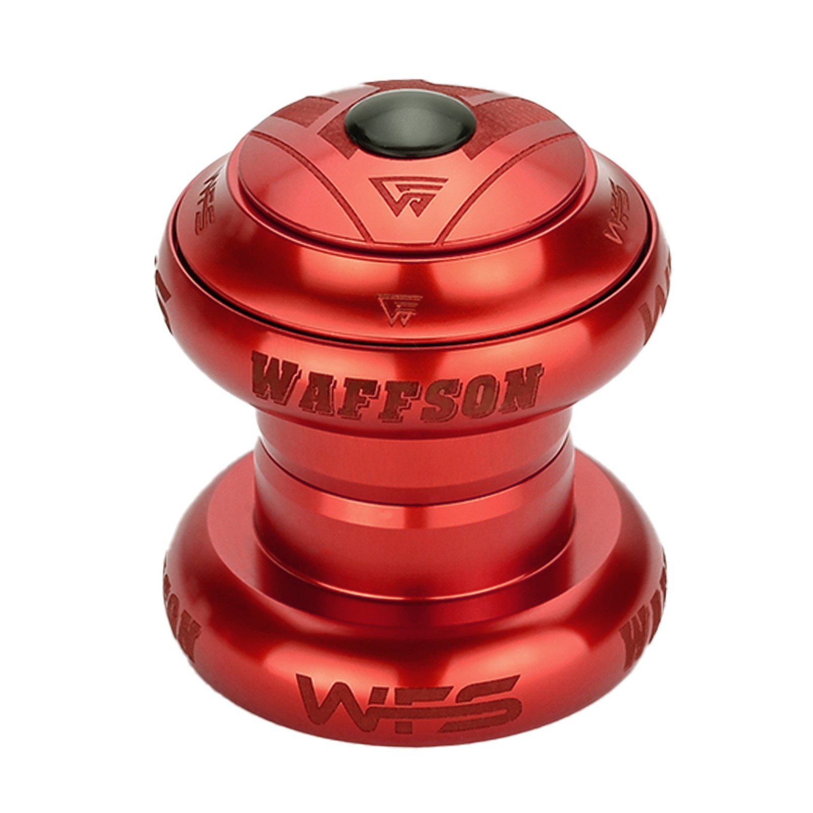 WFS NV.73 1 Inch CNC Alloy Threadless Headset with Top Cap , Red