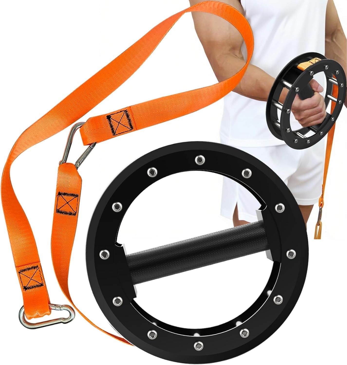 Wrist Rotation Exerciser,Forearm Bar for Pronation/Supination,Pronator Muscle...