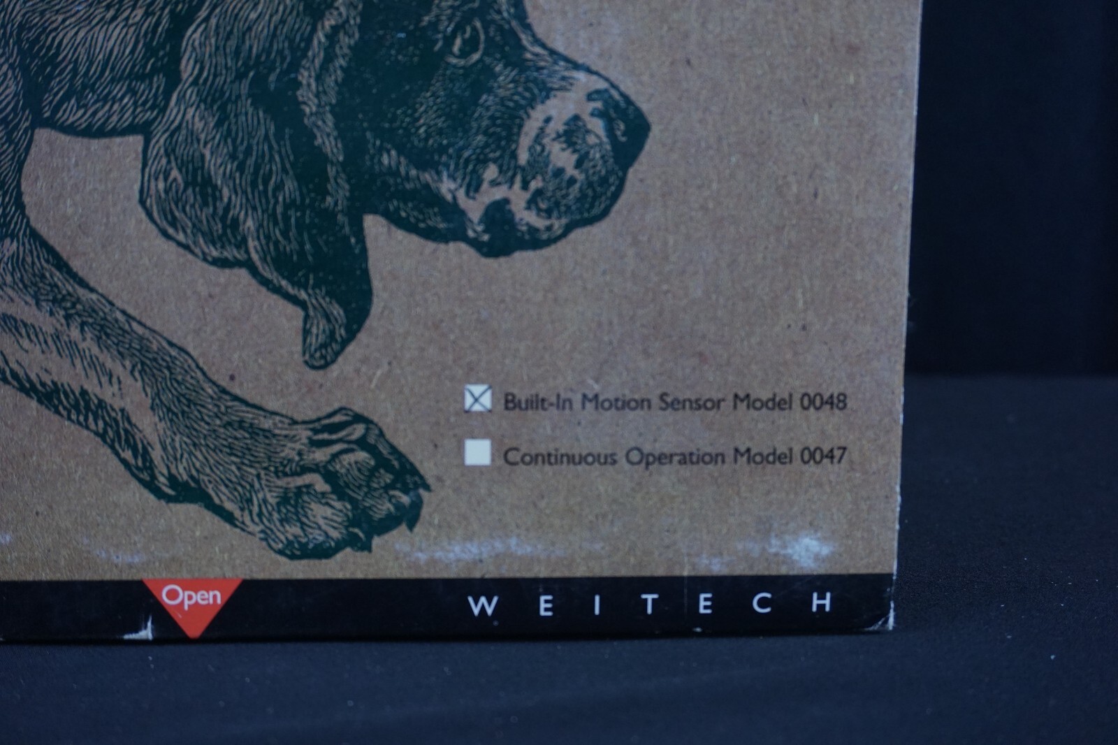 WEITECH Model 0048 Electronic Dog & Cat Repeller with Motion Sensor NEW
