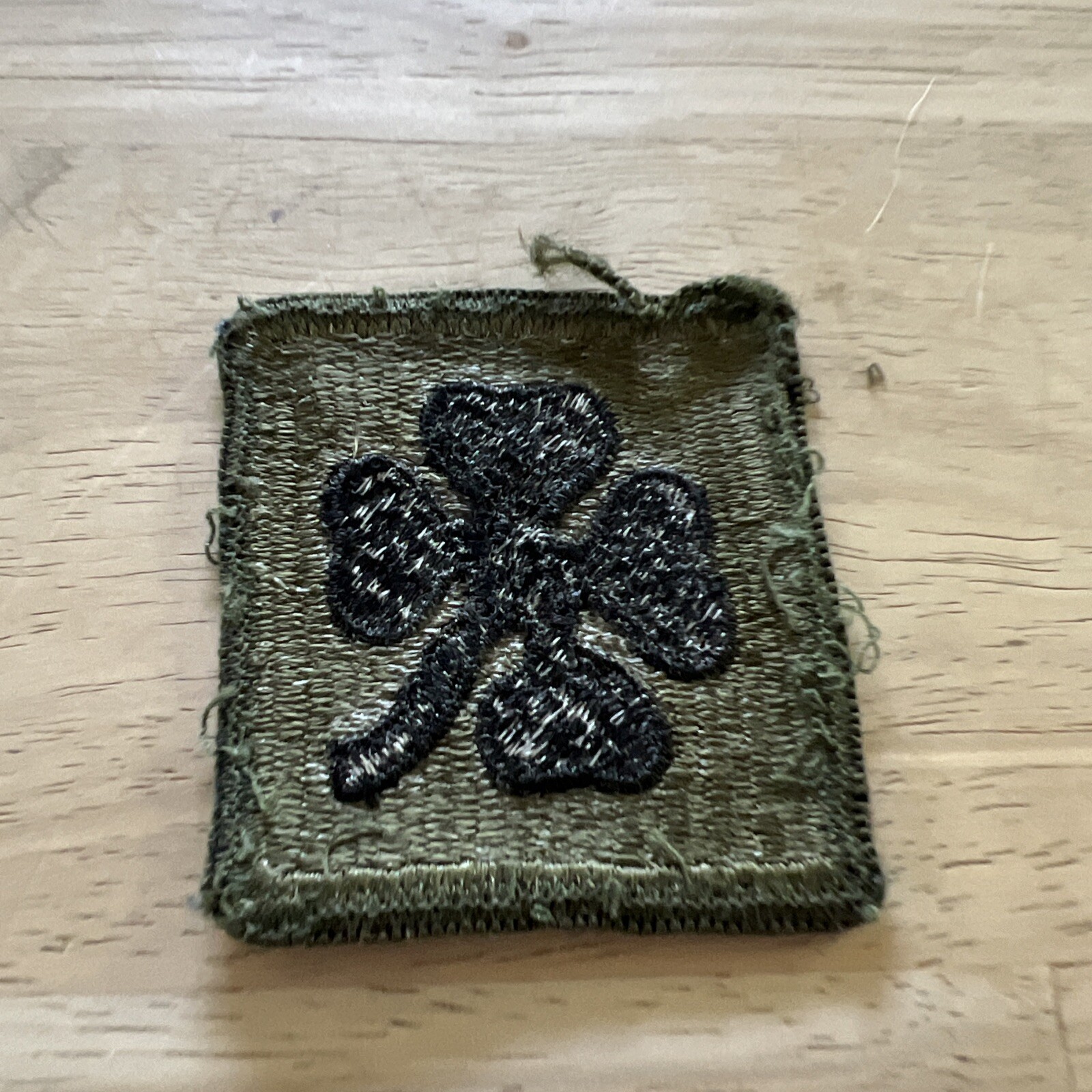 US 4th Army combat subdued shoulder patch