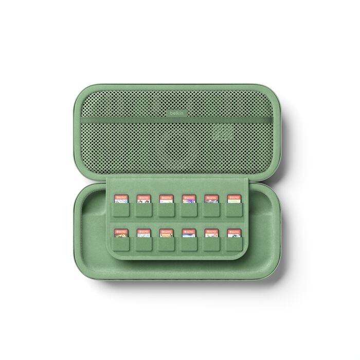 Gaming Travel Case for Nintendo Switch 2, Sage Green
