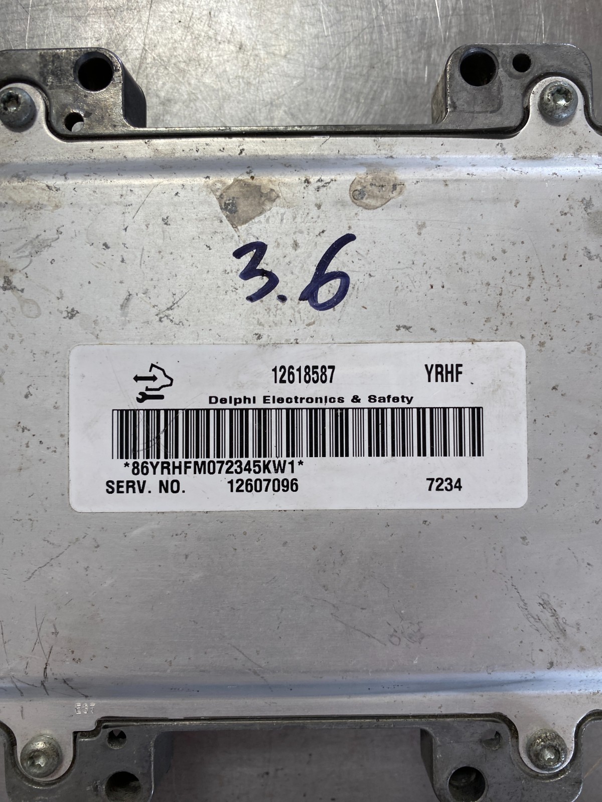 2008 09 2010 Saturn Vue 3.6 Engine Computer Control Module ECM ECU OEM 12618587
