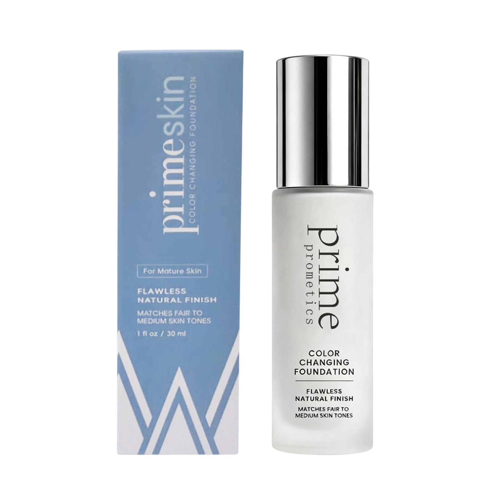 Prime Prometics Color Changing Foundation for Mature Women – Instantly Adapts to
