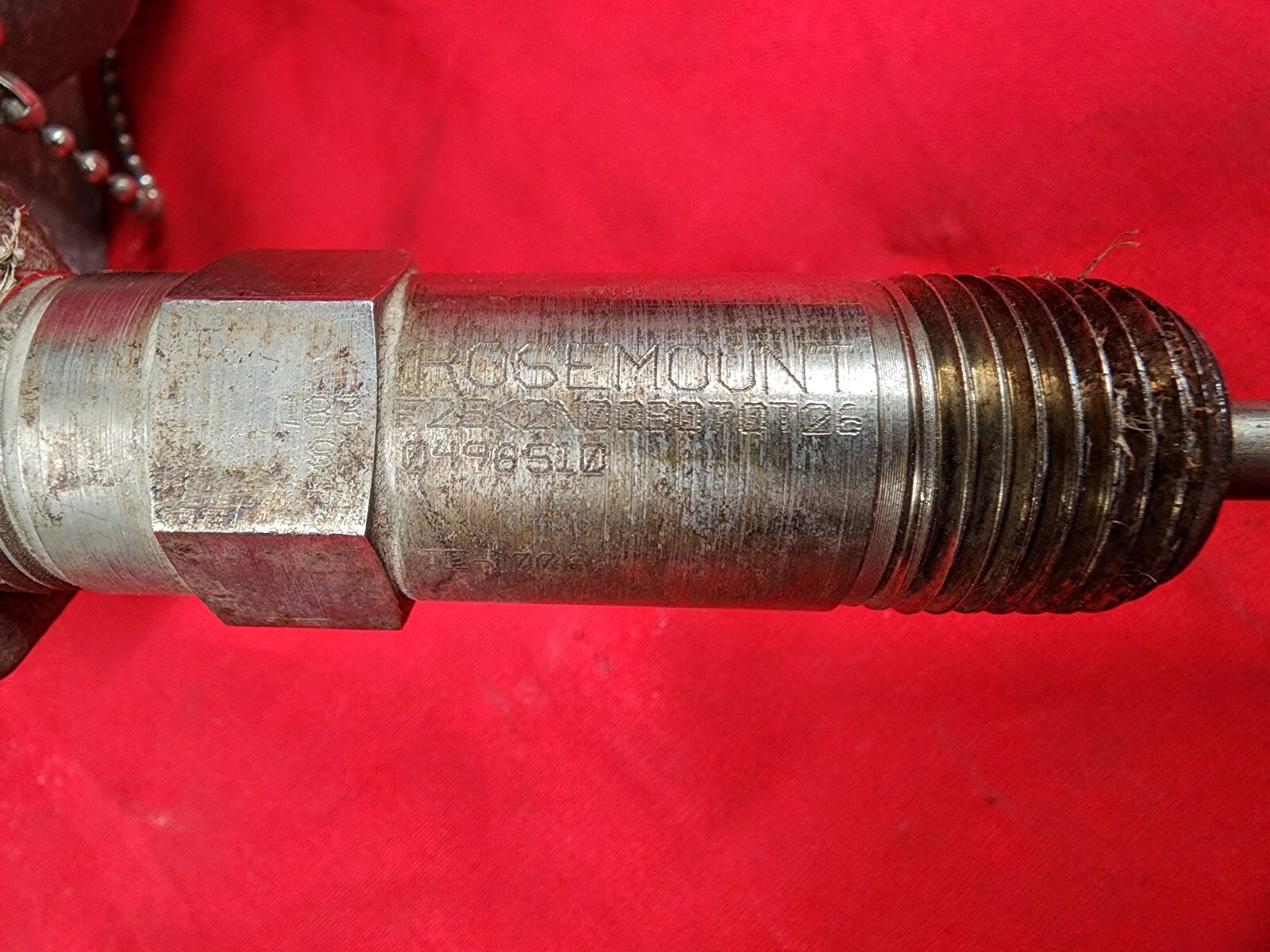 ROSEMOUNT CONNECTION HEAD AND TE1006 THERMOCOUPLE PROBE