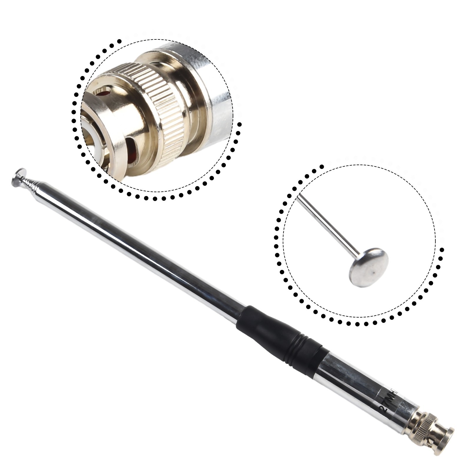 27Mhz Portable Telescopic Adjustable Rod Length for CB Handheld Radios