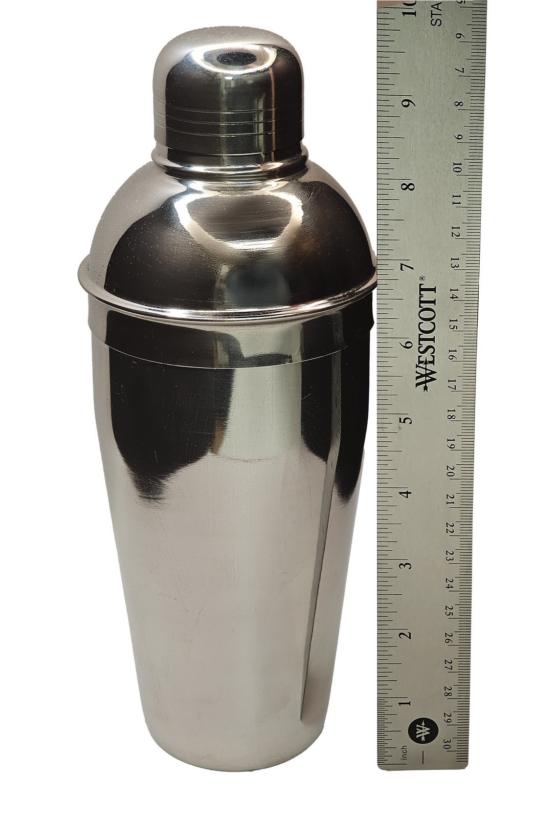 Home Brew Ohio Stainless Steel Cocktail Shaker 750ml, Double Walled Ice Bucket,