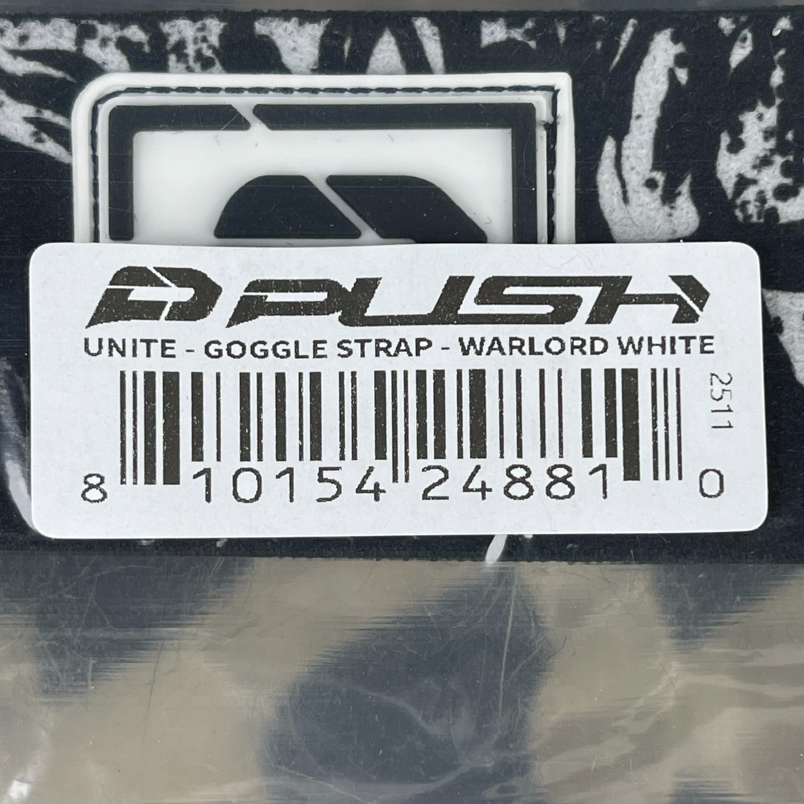 NEW Push Unite Goggle Strap - Warlord White