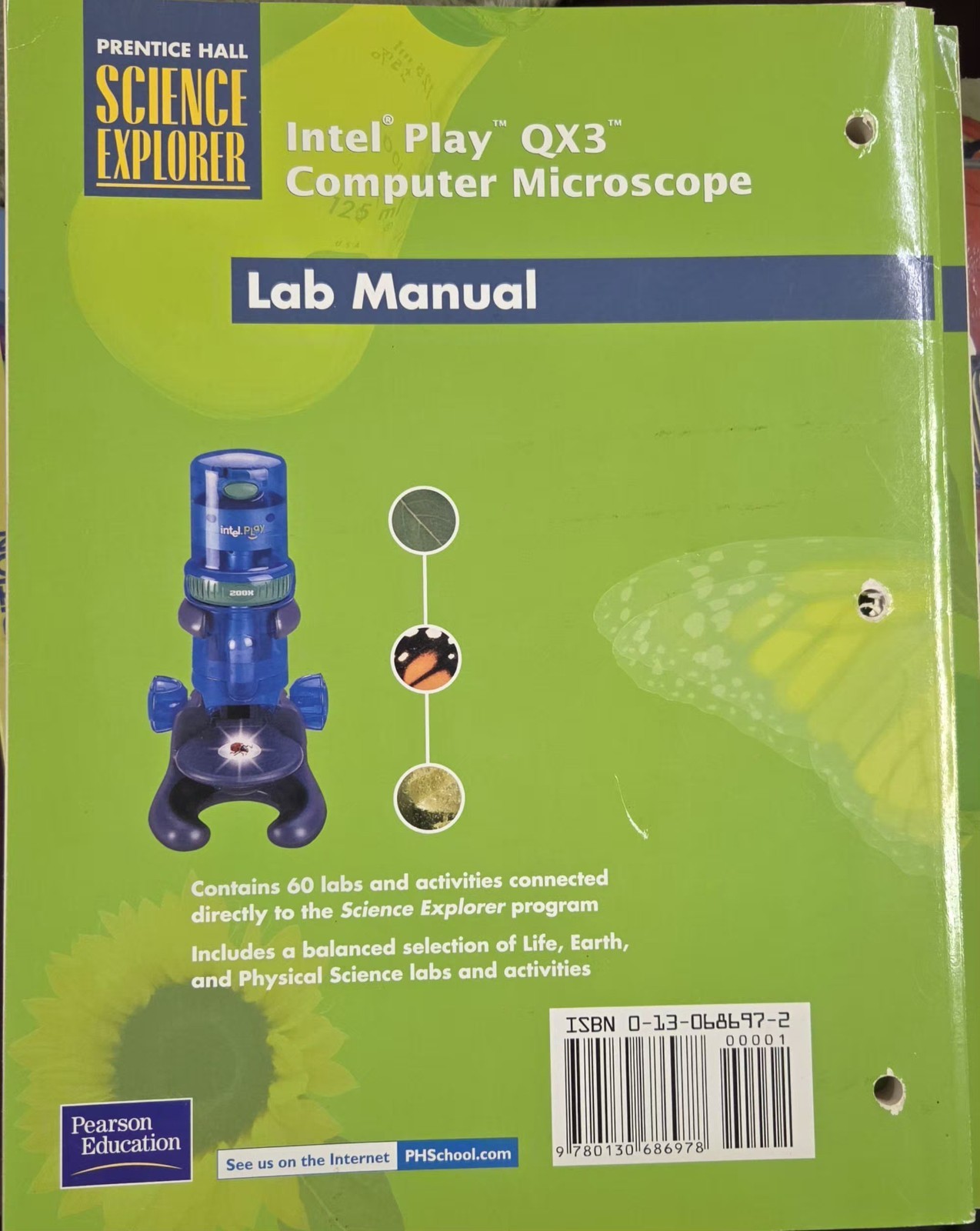 Prentice Hall Science Explorer Intel Play QX3 Computer Microscope Lab manual
