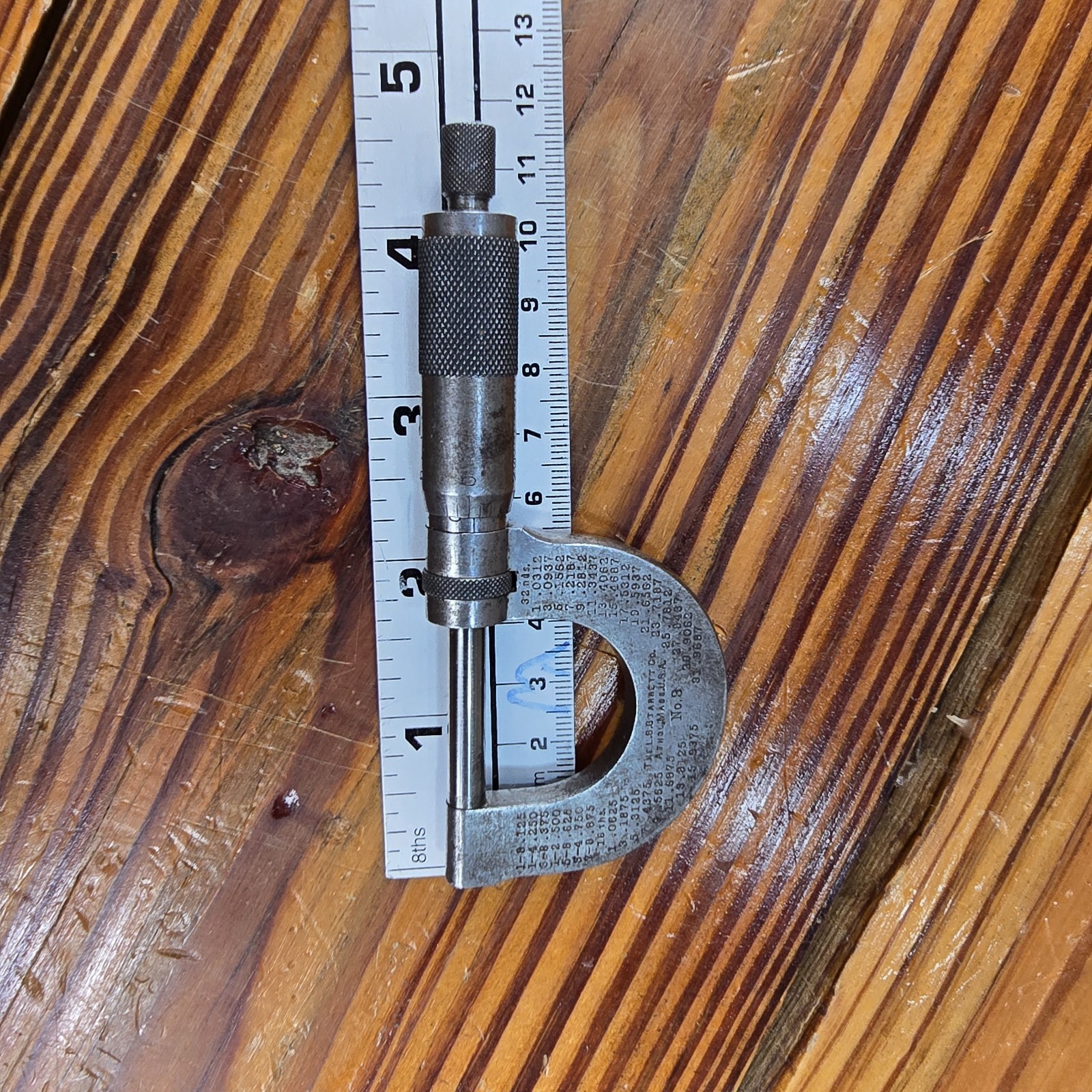 Vintage Starrett No. 3 Outside Micrometer T0145