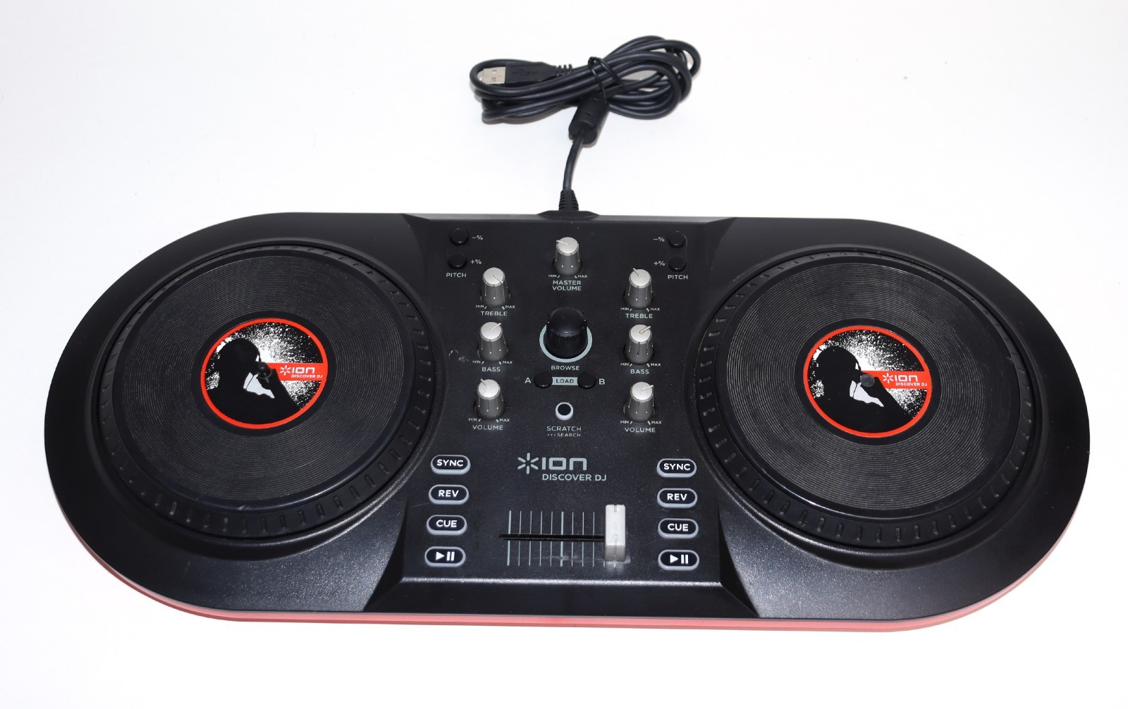 ION Discover DJ Computer System Dual Turntable USB - Ready to Go!