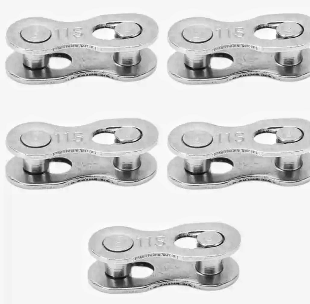 11 Speed Bike Chain Master Link, 5 Pairs Reusable Bicycle Chain Quick Links, ...