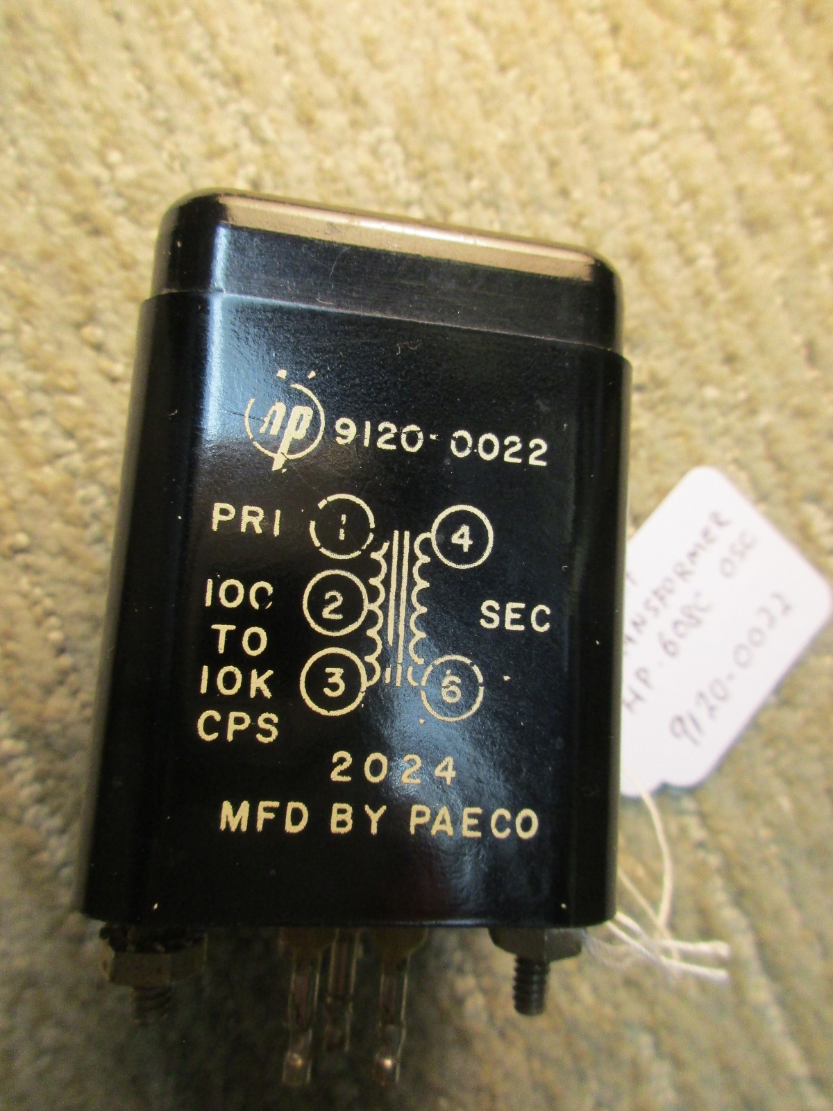 Output / Matching / Interstage Transformer HP 9120-0022