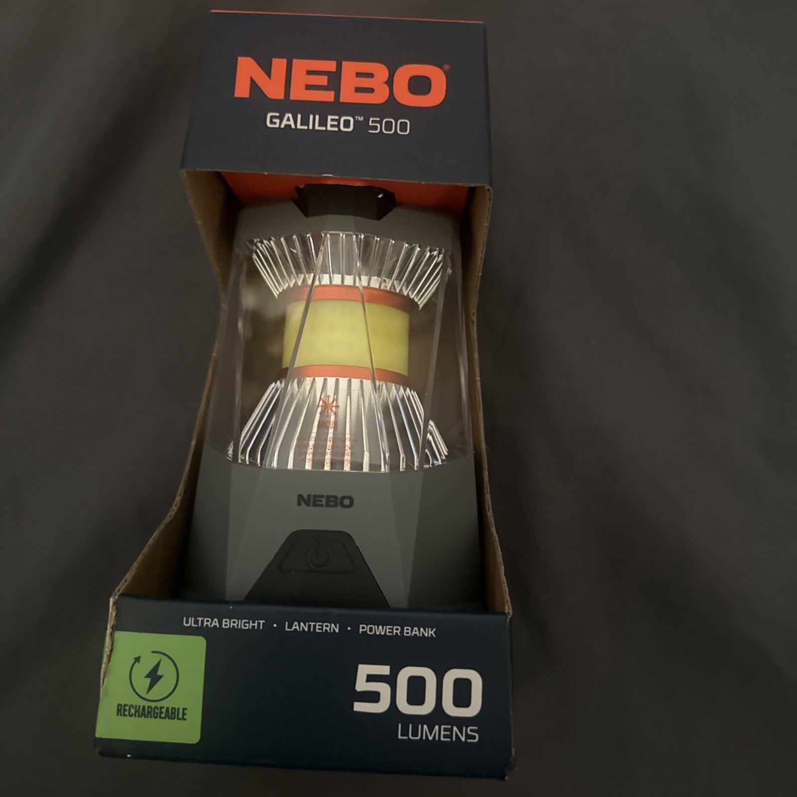 Free Ship - NEBO Galileo 1000 Rechargeable Lantern - New In Box